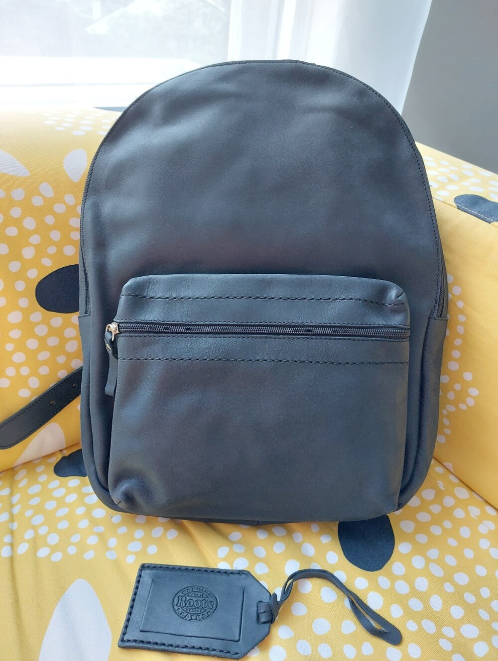 NWOT Roots Tribe Leather Backpack Discontinued Version